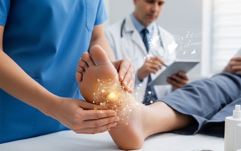 مراقبت زخم پای دیابتی