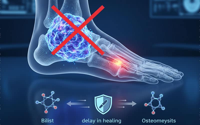 نقش عفونت و استئومیلیت در تأخیر ترمیم (Delay in Healing)